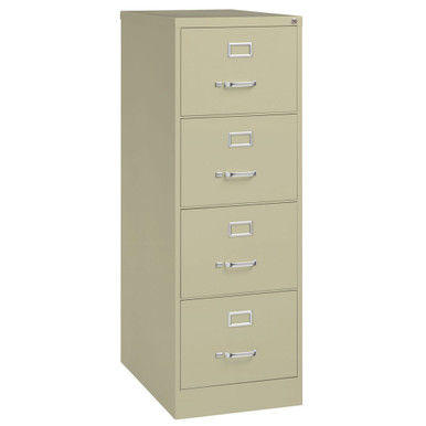 4 Drawer Vertical File Cabinet, 25" Deep, Legal