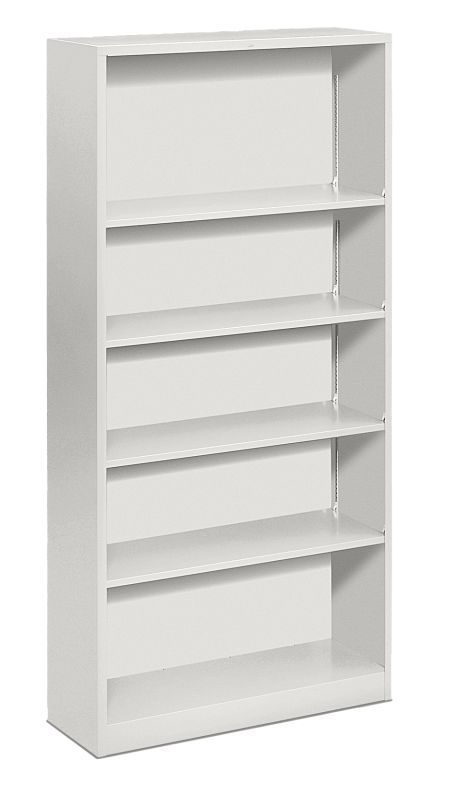 HON Brigade Steel Bookcase, 5-Shelf | 34.5"W x 12.6"D x 71"H