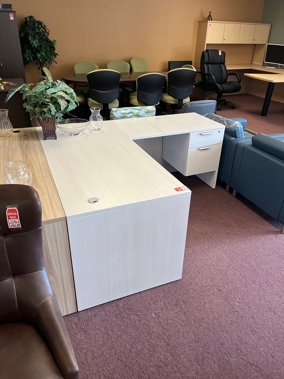 Thumbnail: L Office Desk w/ 3/4 Pedestals | 66" x 72"