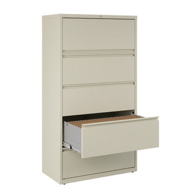 5 Drawer Lateral File Cabinet, 36" Wide