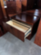 Thumbnail: #652, Pre-Owned Wood 2 Drawer Lateral Files