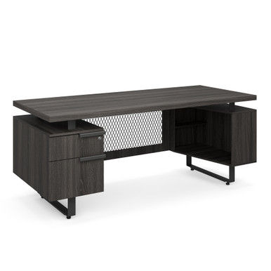 Palisades Single Pedestal Desk | 72"W x 30"D