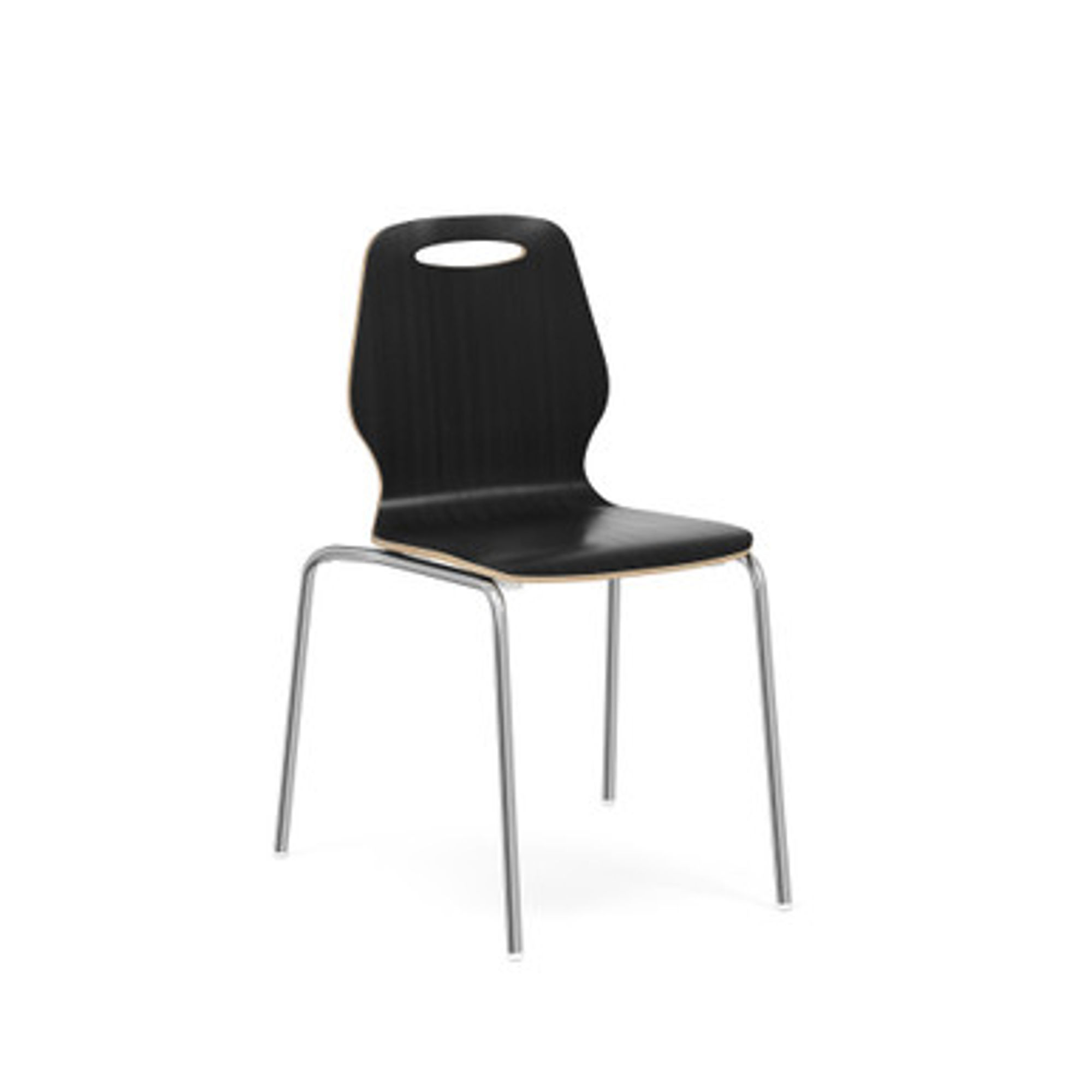Shay Hourglass Bentwood Standard Height Café Chair - Set of 2