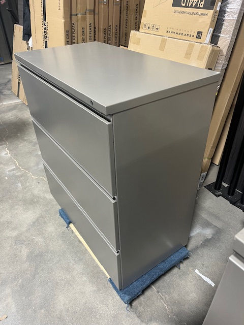 Thumbnail: #785, Pre-Owned Herman Miller 3-Drawer Lateral File | 36"W