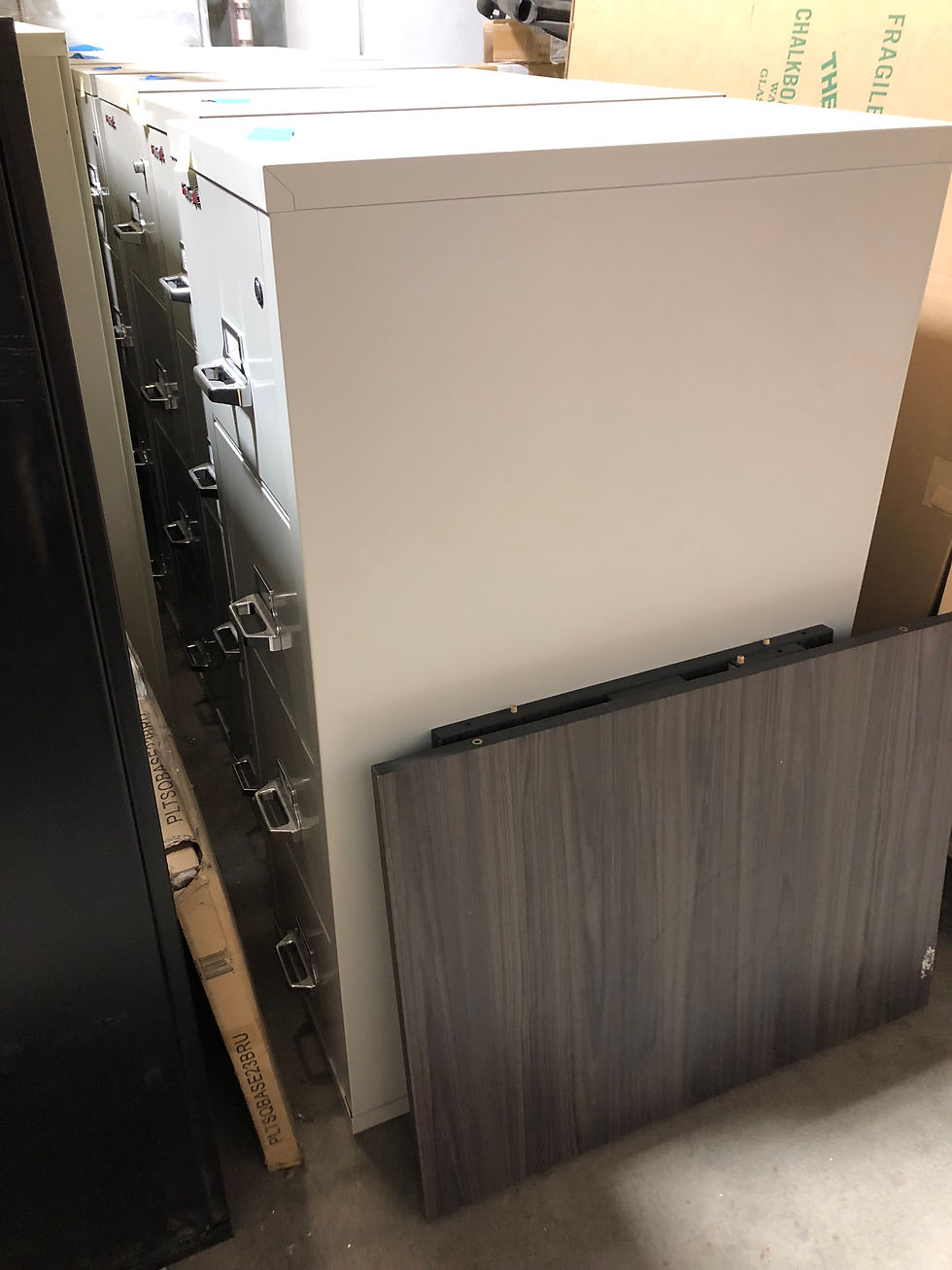 Thumbnail: #633, Pre-Owned Fireking Fireproof 4-Drawer Vertical Filing Cabinet