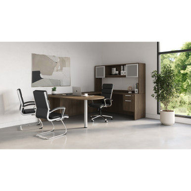 U-Shaped Desk w/ Hutch & Pedestal | 72"W x 102"D