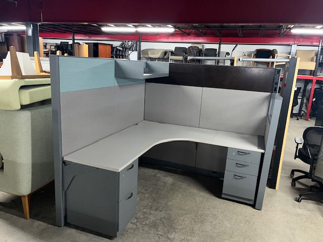Thumbnail: #814, Pre-Owned Steelcase Answer Workstations