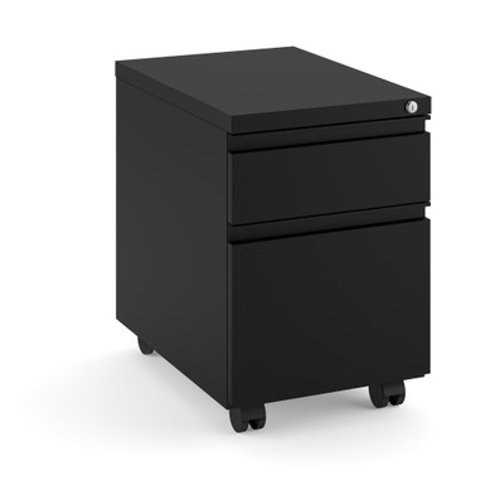 Variant 2 Drawer Metal File and Box Pedestal | 22"W