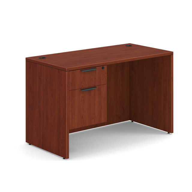 Thumbnail: Rectangular Work Desk w/ Box-File Pedestal | 48"W x 24"D