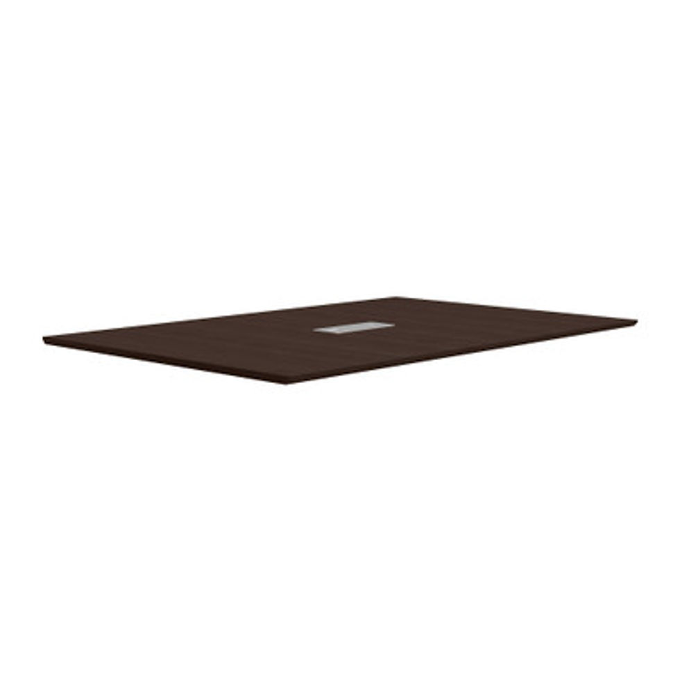 Thumbnail: 72" Half Rectangular Knife-Edge Conference Table Top