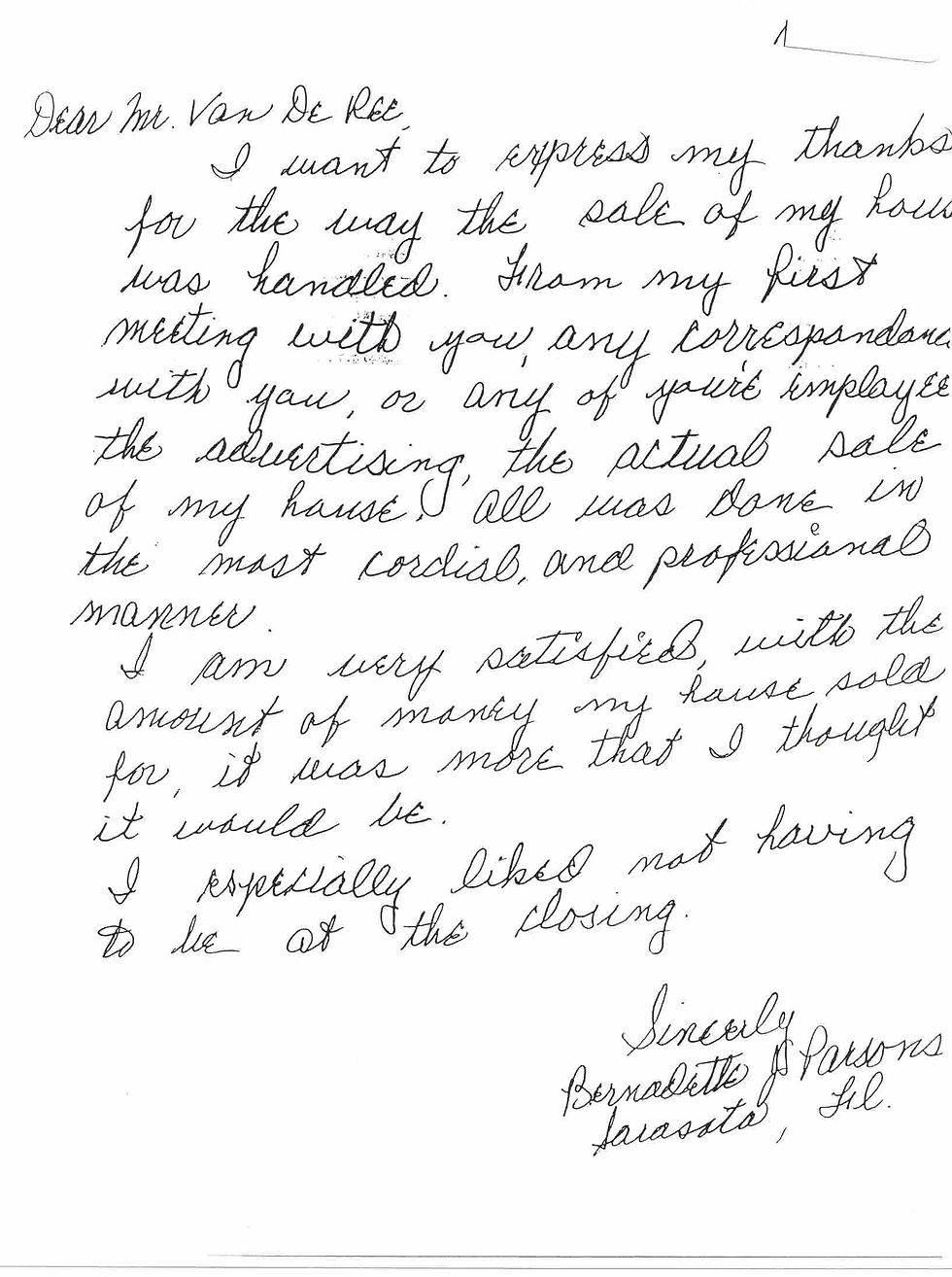 Our clients thank you letter 16