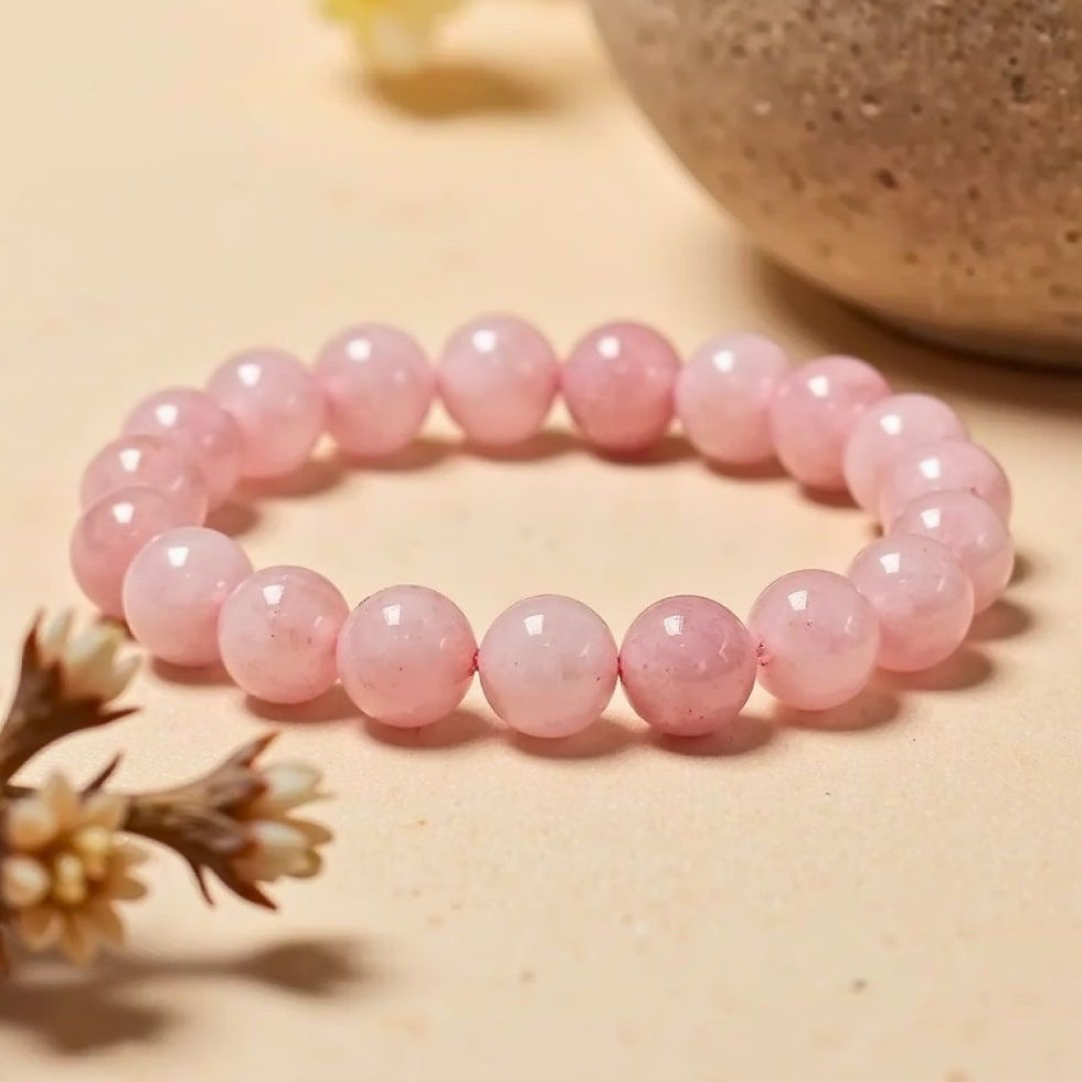 AAA grade Rose Quartz beaded bracelet