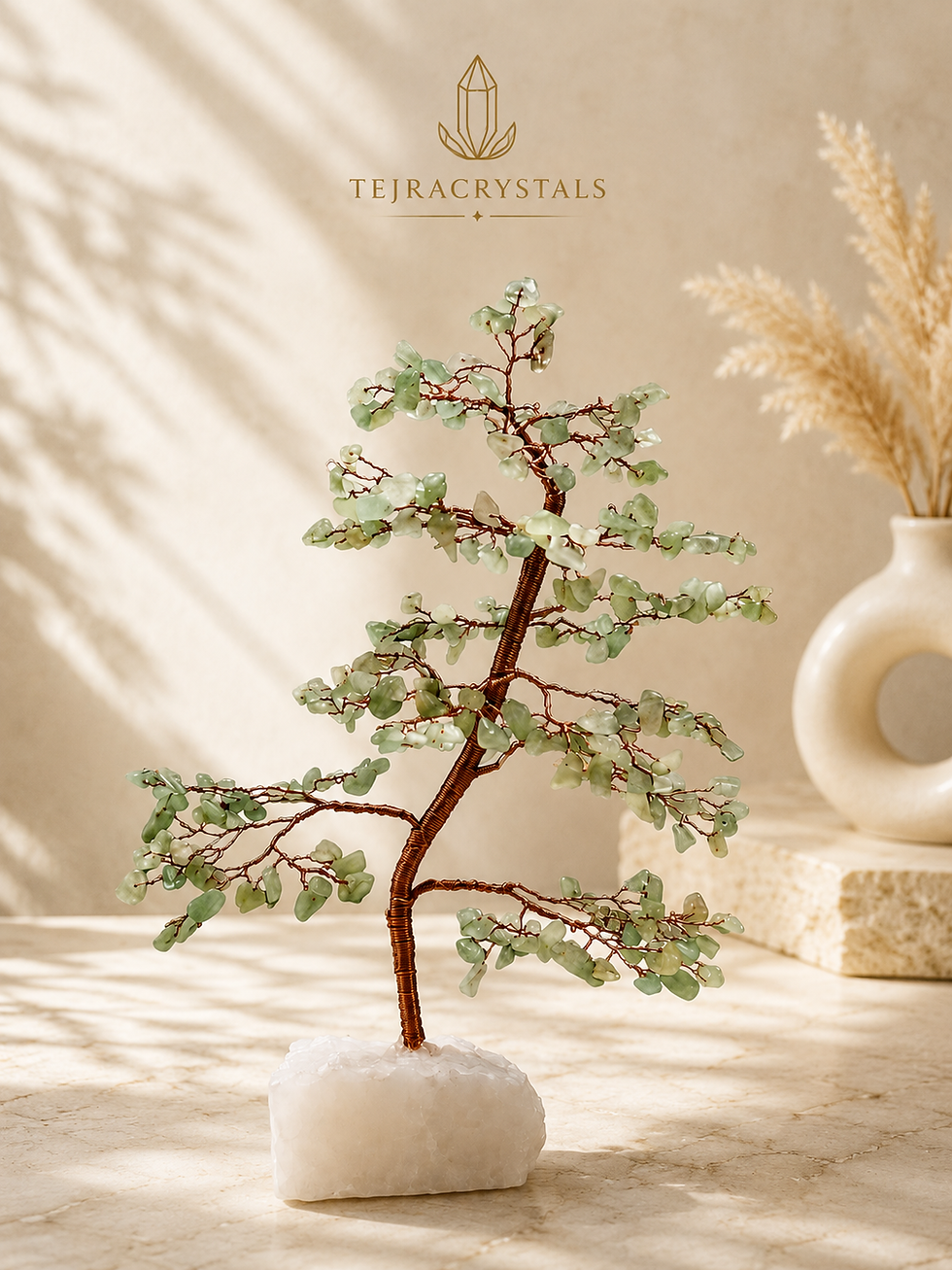 Green Aventurine crystal tree decor piece