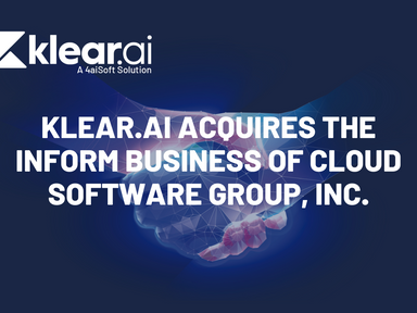 Klear.ai Acquires the Inform Business of CSG, Inc.