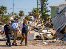 President Biden Visits Hurricane Milton-Damaged Florida