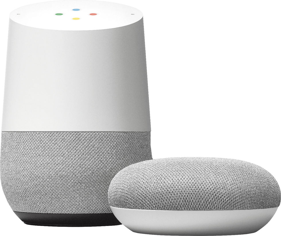 Thumbnail: Google Home Mini (1st Generation) - Smart Speaker with Google Assistant - Chalk