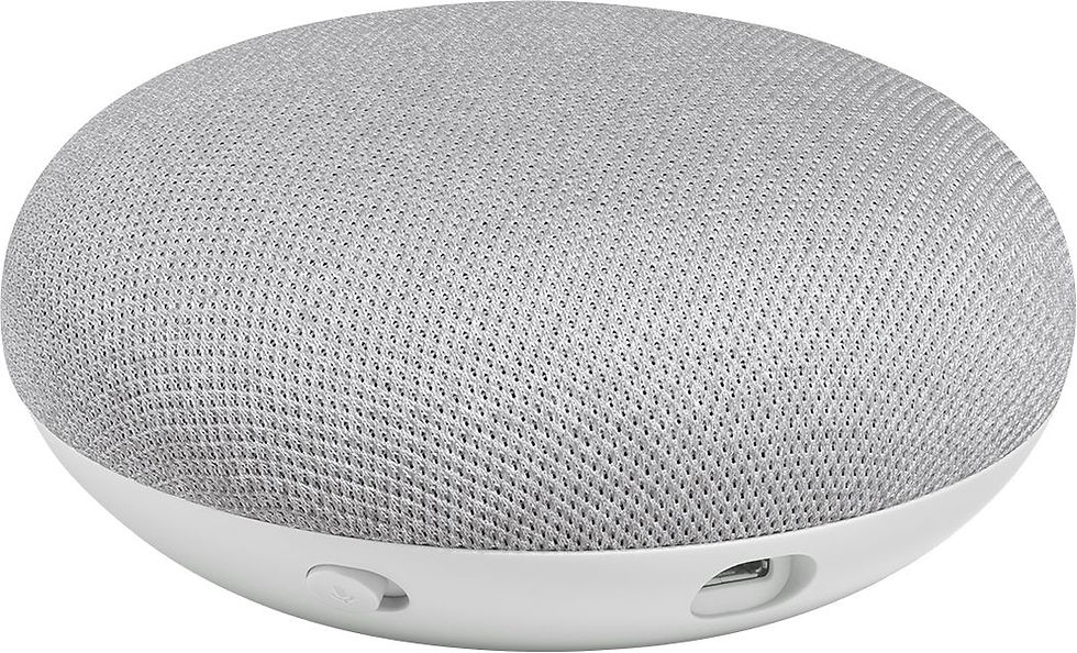 Thumbnail: Google Home Mini (1st Generation) - Smart Speaker with Google Assistant - Chalk