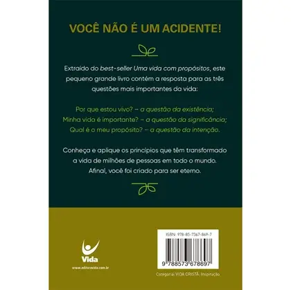 Miniatura: Você Não Está Aqui Por Acaso | Rick Warren