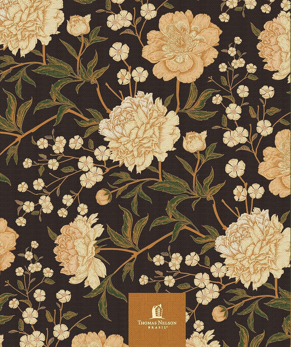 Miniatura: Bíblia Sagrada | NVI | Letra Normal | Espaço Anotações | Capa Soft Flores