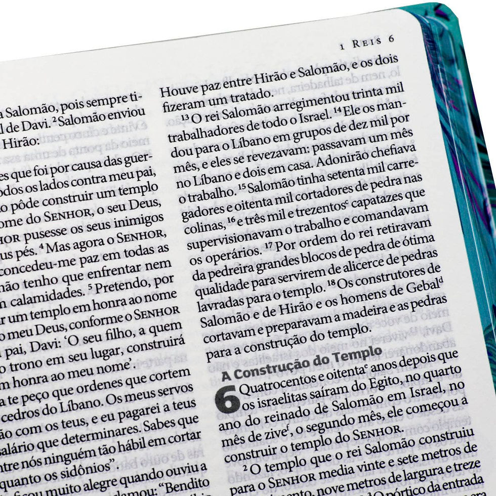 Miniatura: Bíblia De Estudo Da Mulher Plena | NVI | Capa Luxo Tropicalis Tiffany