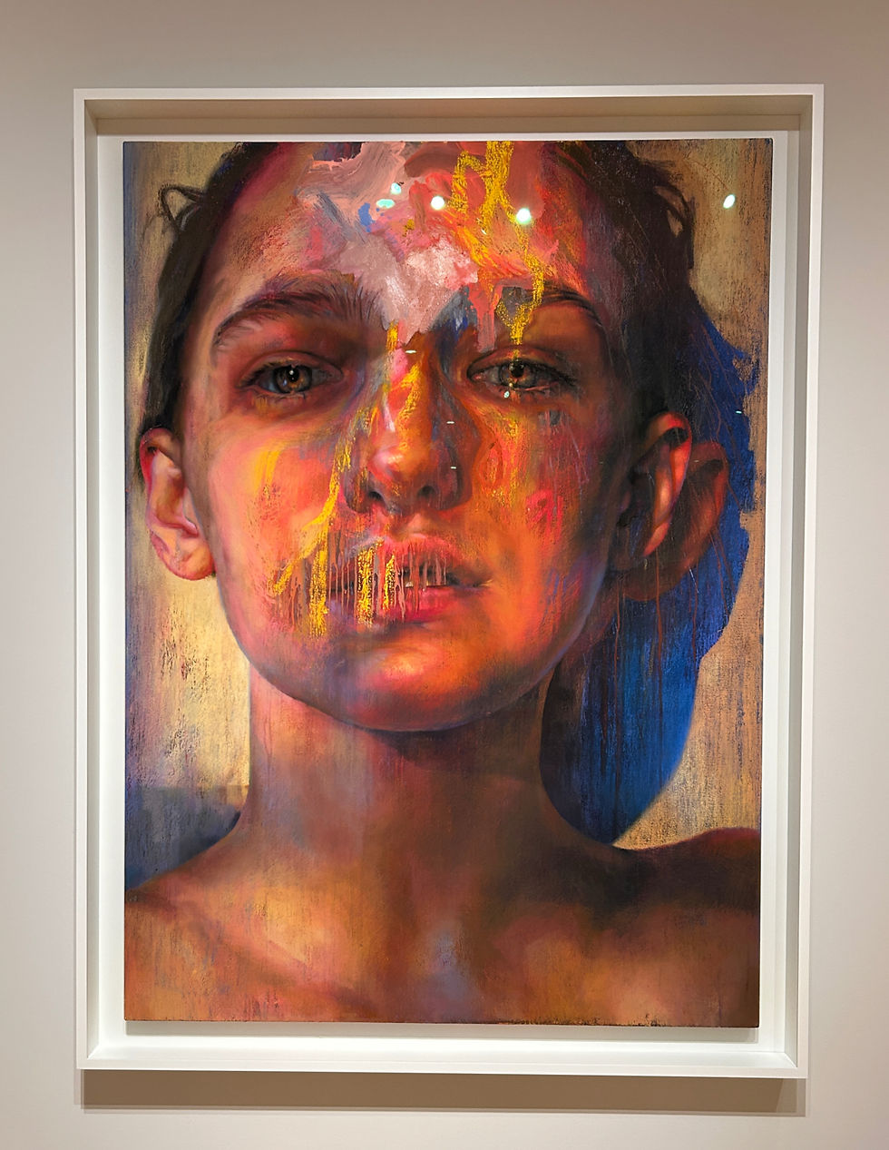 Eve - Oil, pastels acrylic on linen, 2022-2023