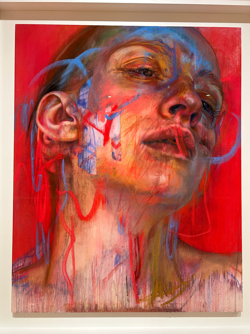 Latent - Acrylic and pastel on canvas, 2020-2022