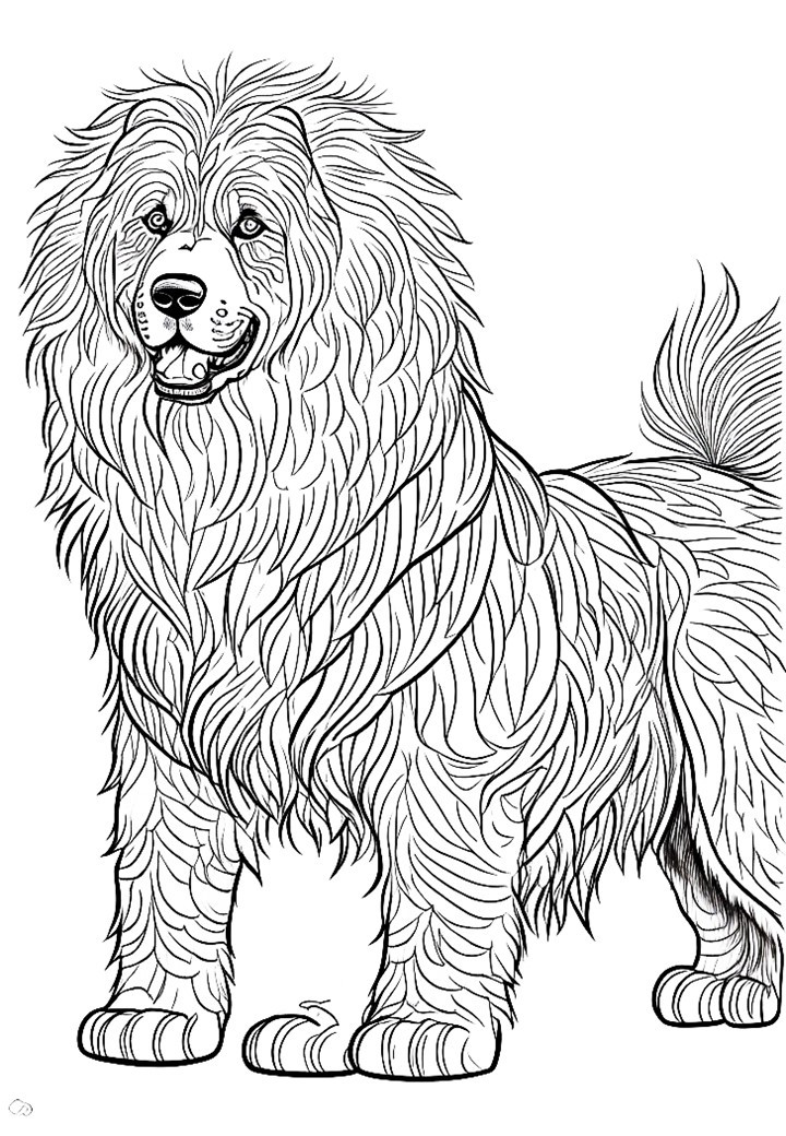 colouring book for the creative animal lovers. Images of different animals