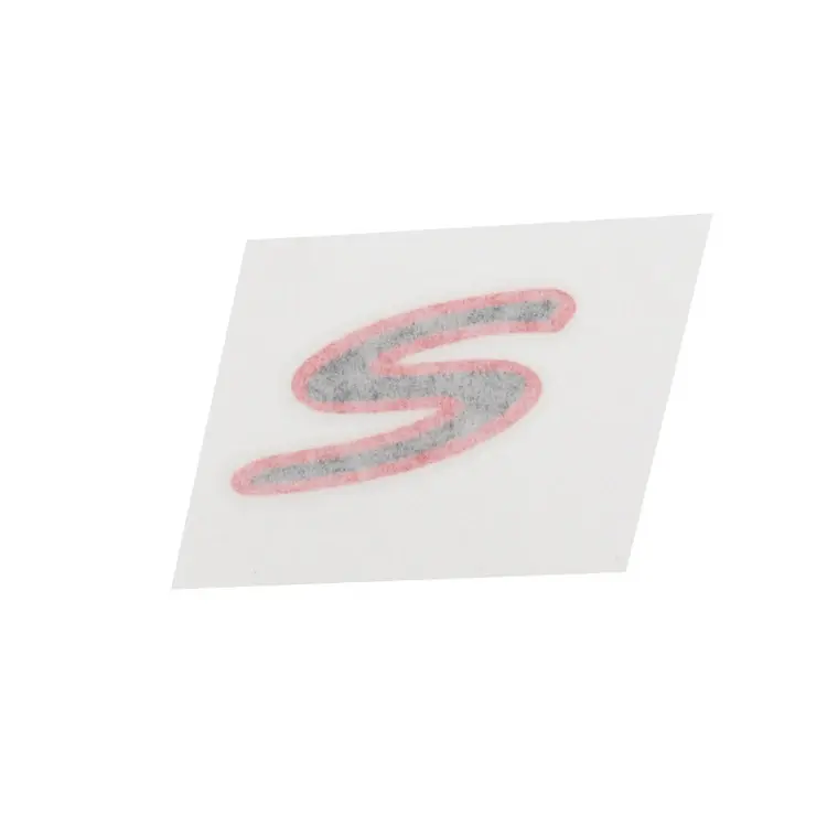 Autocollant-Sticker-Decor "S" Droit Sur Aile Arriere Origine Piaggio 50 Zip 4T 2