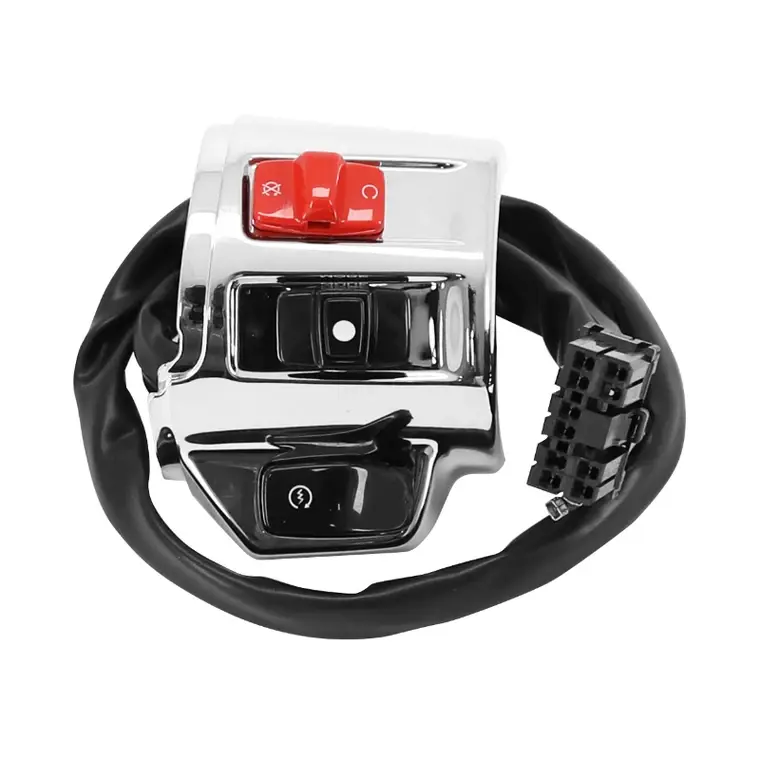 Commodo-Commutateur Droit Chrome Brillant Origine Piaggio Vespa 125 Primavera 20