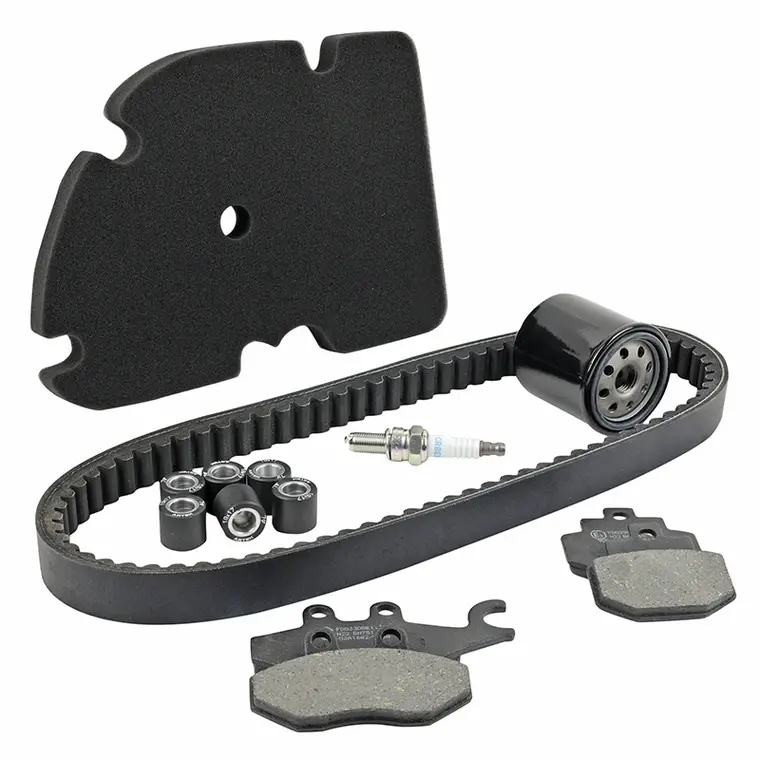 Kit Entretien Maxiscooter Adaptable Piaggio 125 Vespa Gts 4T 2007+2015 Plaquette