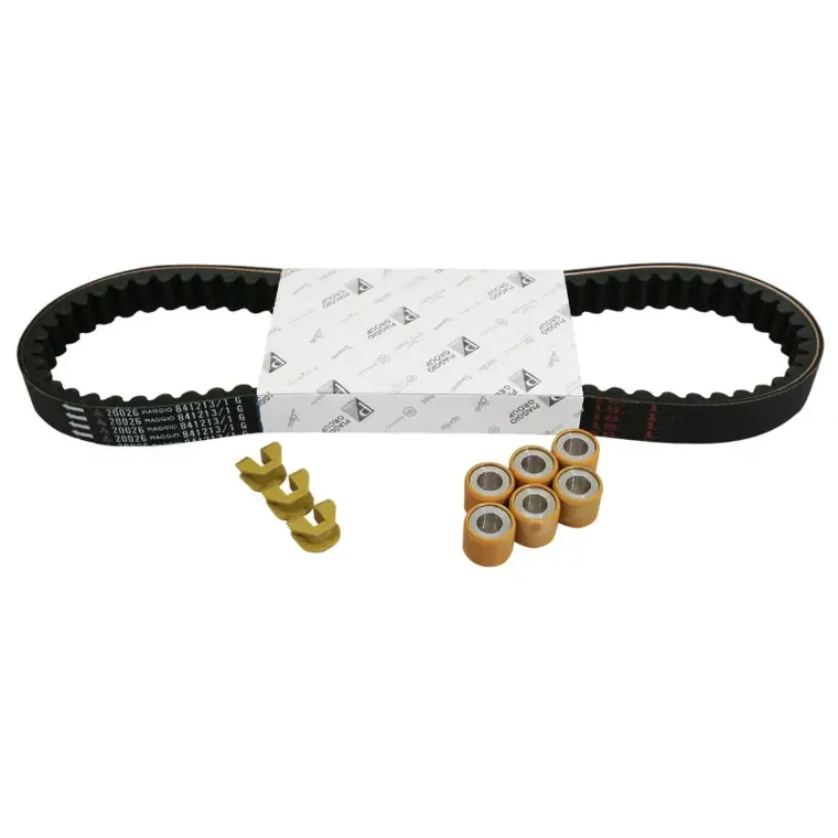 Kit Transmission (Courroie, Galets, Guides) Origine Piaggio 125 X8, X9, X7, Vesp