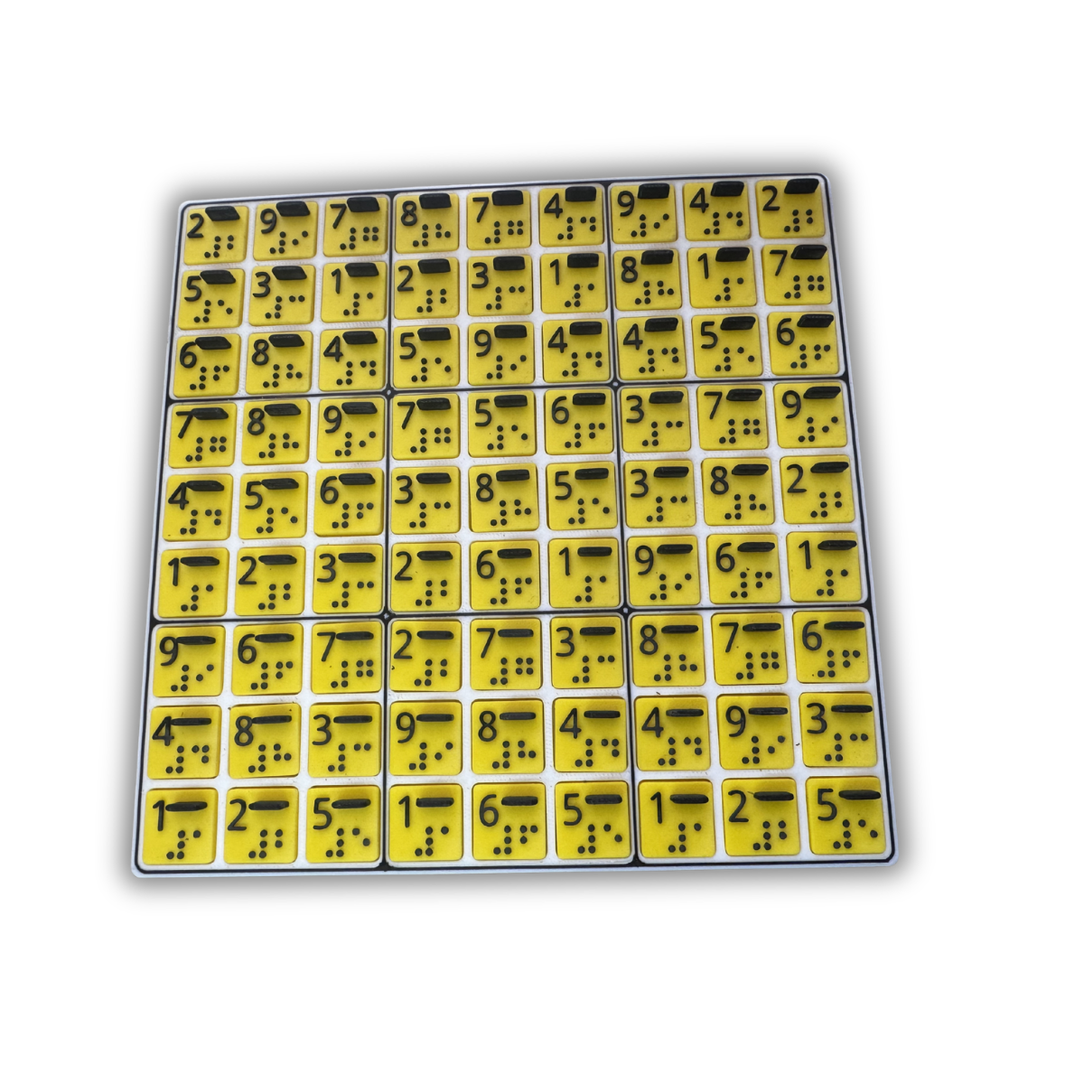 Sudoku Táctil Braille 3D