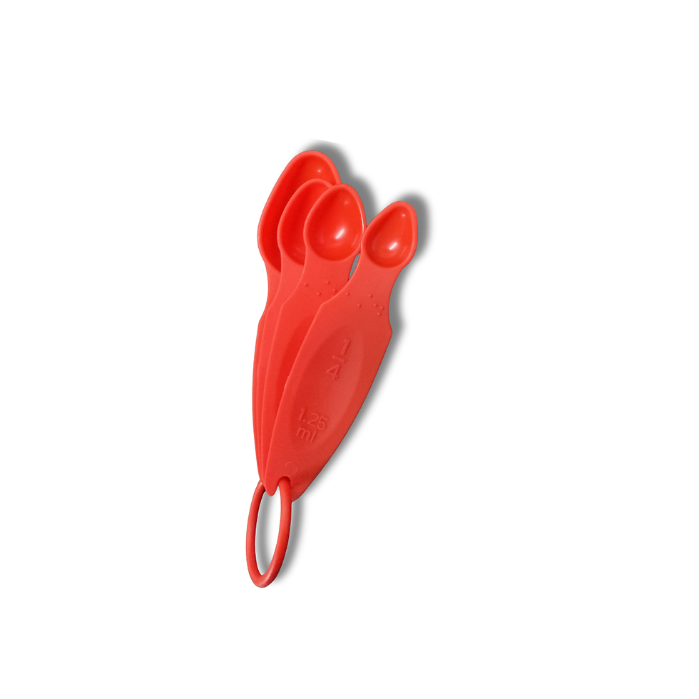 Miniatura: Set de cucharas medidoras con braille
