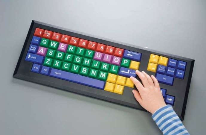 Miniatura: Teclado kinder color - teclas grandes y agrupadas por color