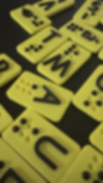 Miniatura: Abecedario braille en 3D alto contraste