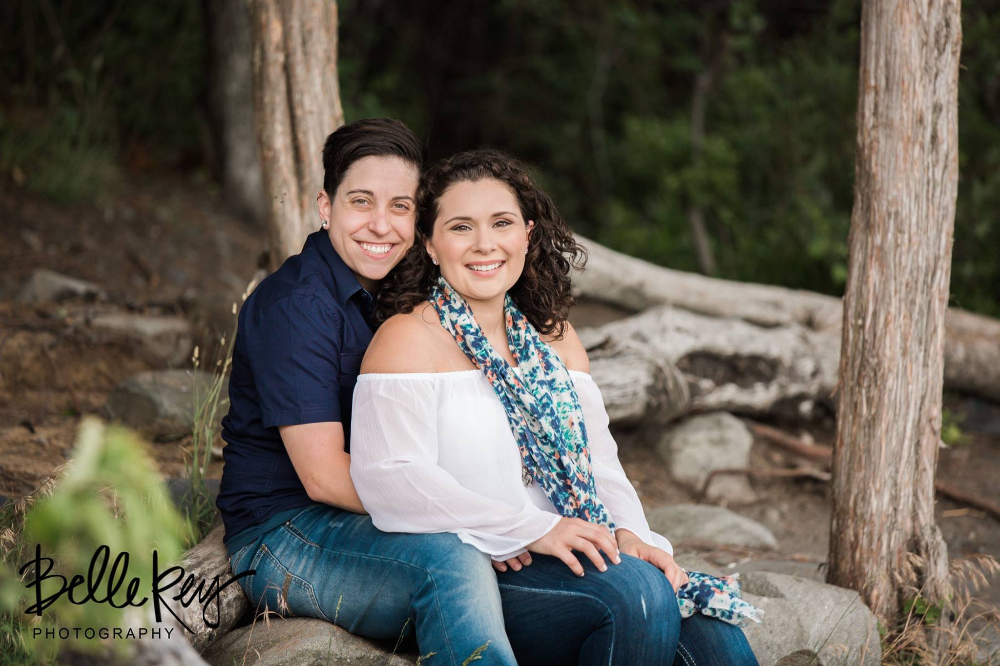Michaela and Norah's engagement