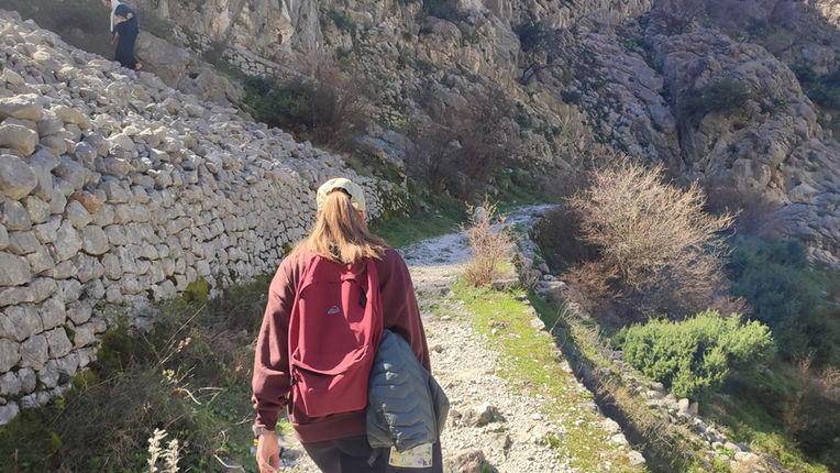 Small group hiking tour above Kotor with local guide