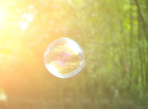 Bulles dans la nature
