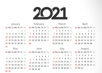 Ano de 2021