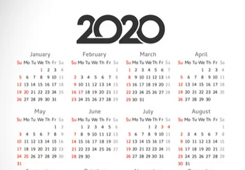 Ano de 2020