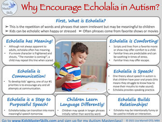 Encourage Echolalia in Autism