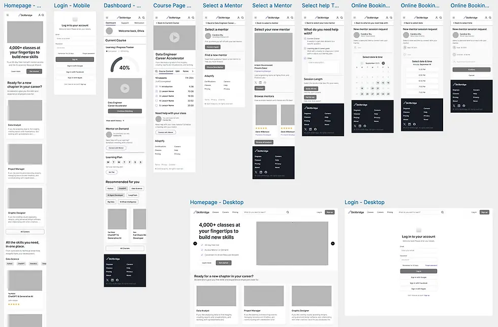 Mid-Fidelity - Wireframe.webp
