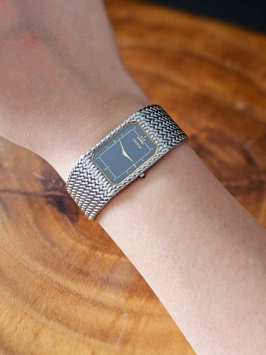 Credor 2F70-5330 – Vintage Black Gold Quartz Watch | Wonder