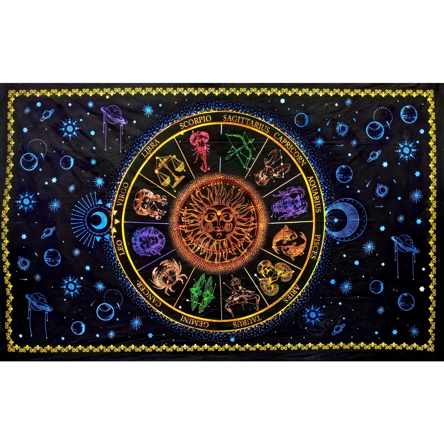 Sun Astrology Tapestry