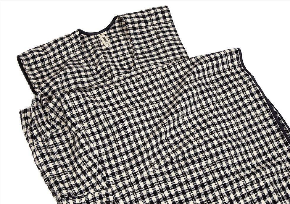 Thumbnail: COMME des GARCONS Asymmetric Plaid Dress