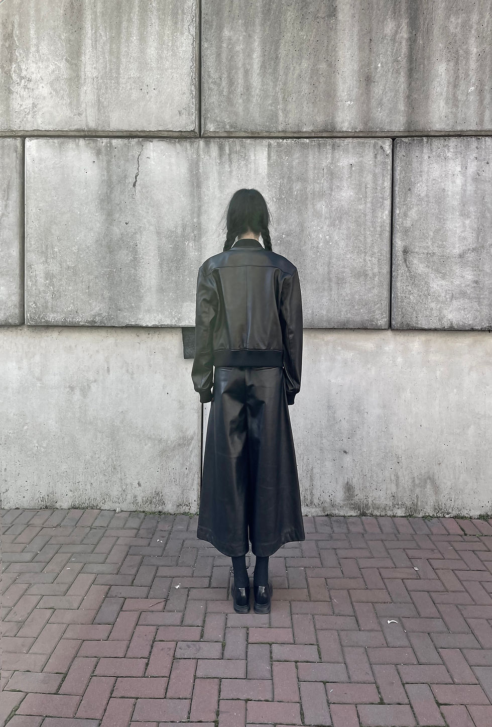 Thumbnail: Leather Bomber Jacket / Pre- order