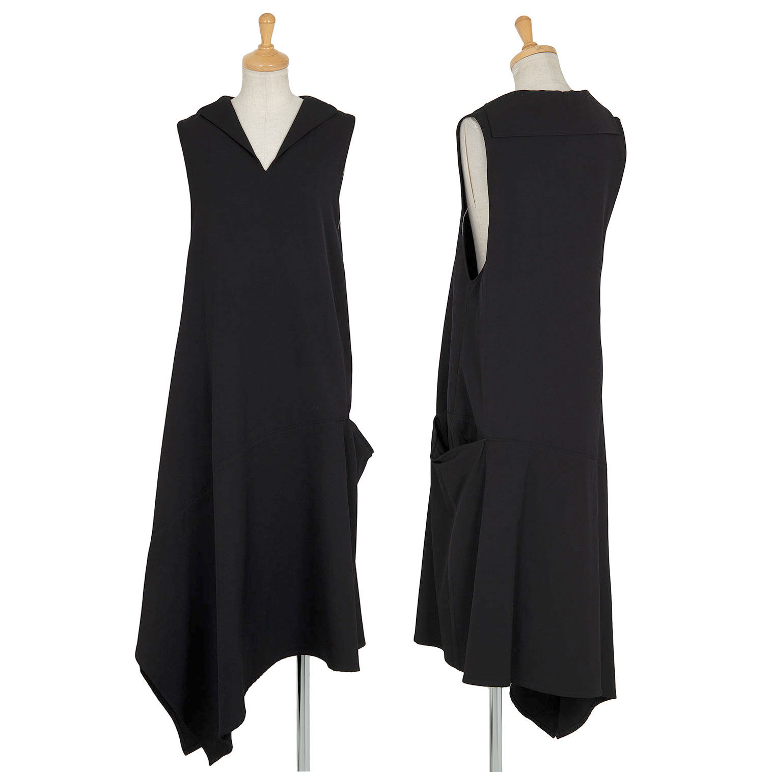 Yohji Yamamoto NOIR asymmetric Dress with pocket