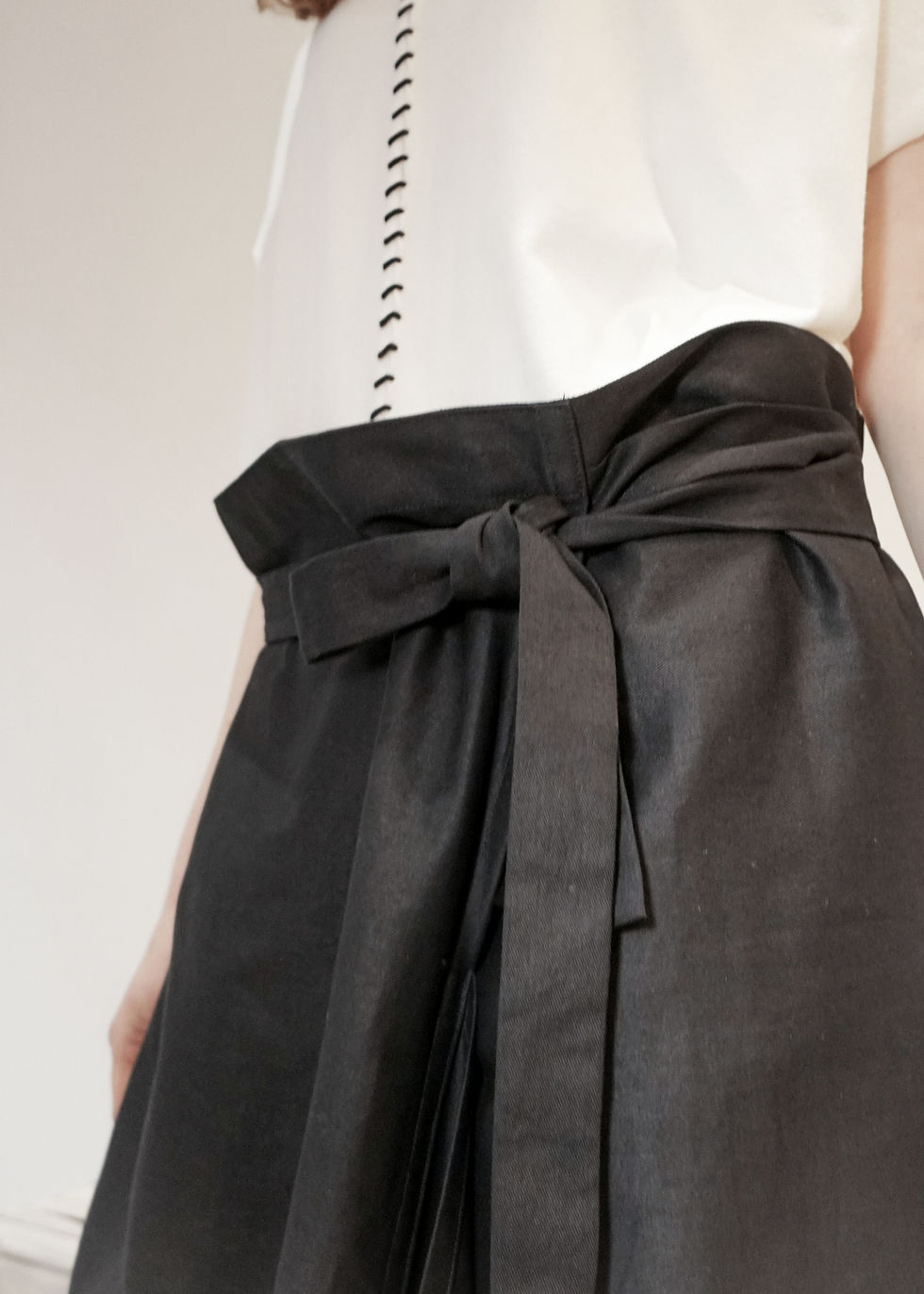 Thumbnail: Asymmetric Draped Wrap Skirt