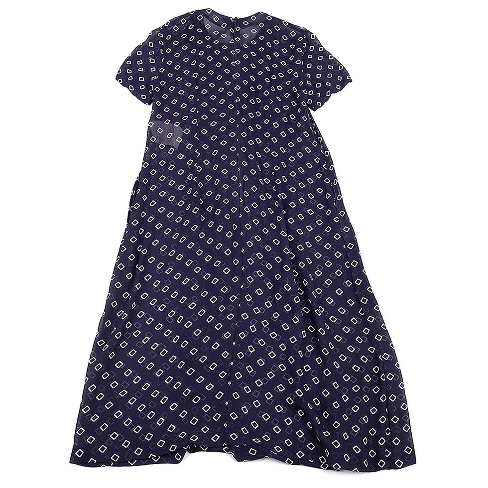 Thumbnail: Comme des Garcons Comme des Garcons printed Frill Dress