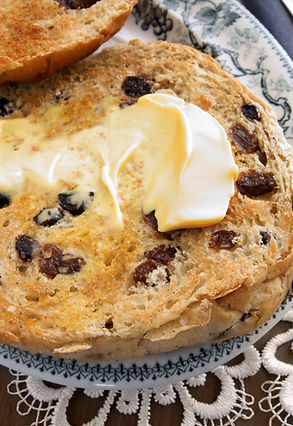 Toasted Hot Cross Bun